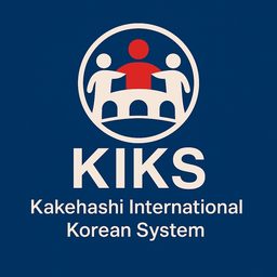 រូបសញ្ញា KIKS លើផ្ទៃពណ៌ខៀវចាស់